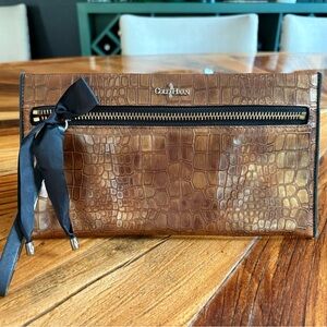 Cole Haan Crocodile Leather Clutch